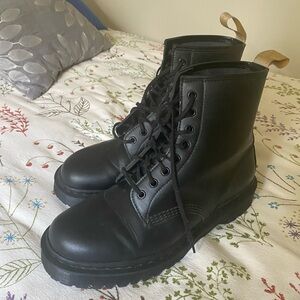 Doc Martens vegan leather boots